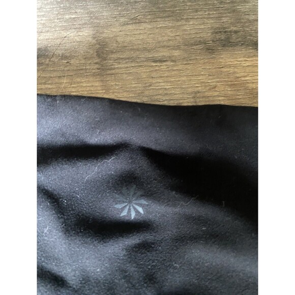 Athleta‎ Elation Asym 7/8 Tight Black Tan and White Leggings Size Medium - Picture 6 of 7